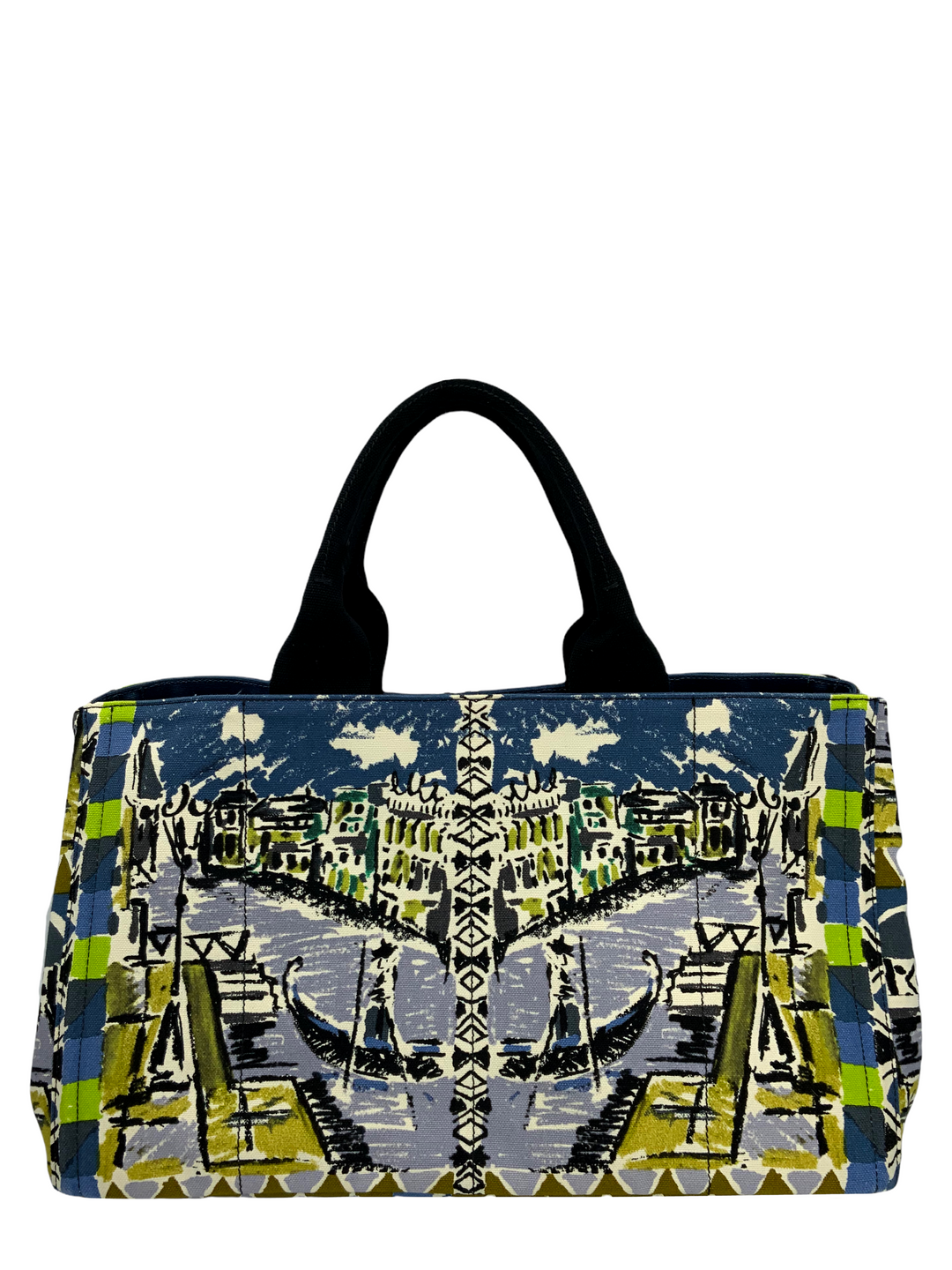 PRADA ボストンバッグ CANAPA ST.GRIGL PRADA Canapa St. Venez Tote Bag - Consigned Designs