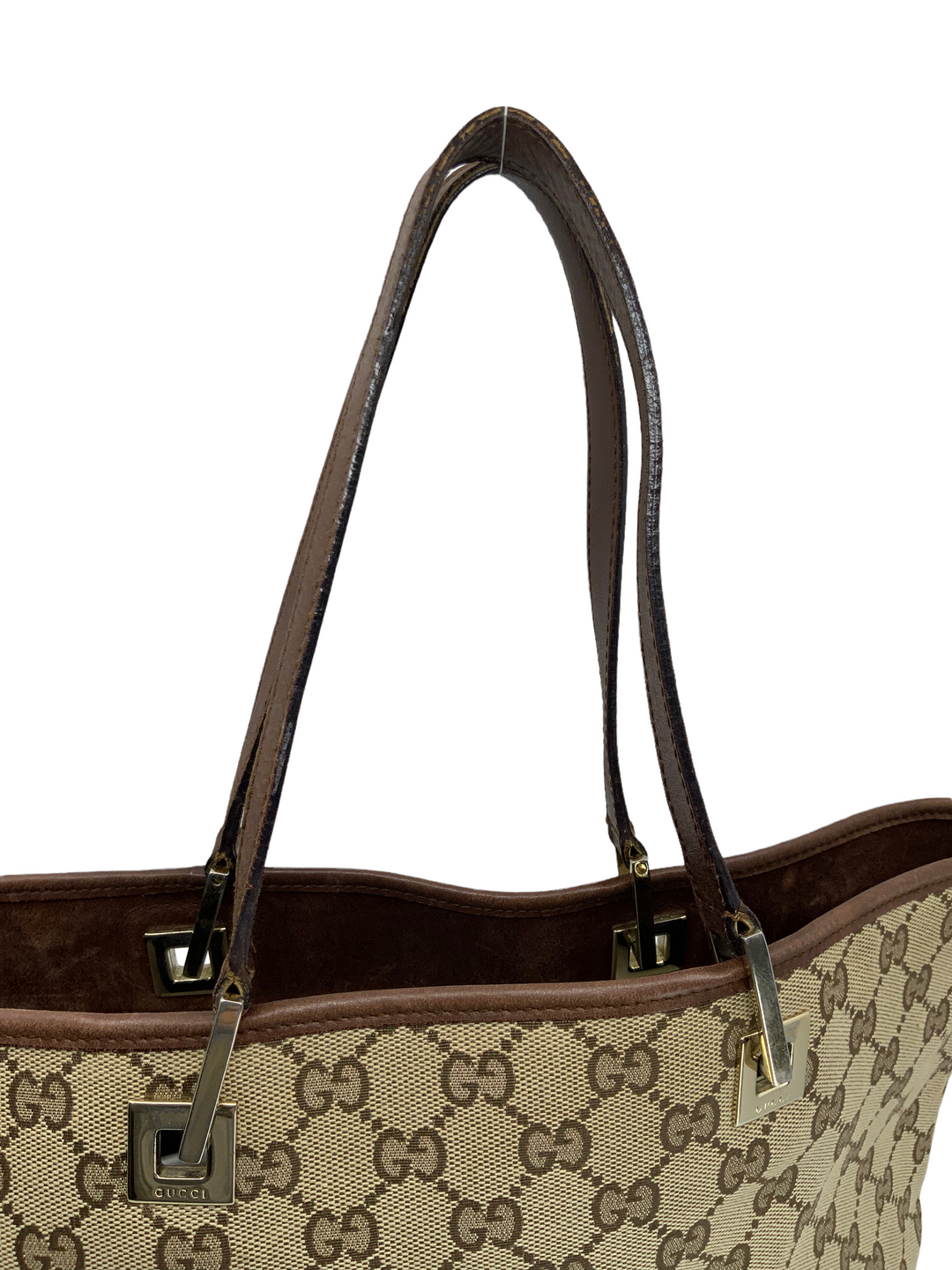 ミュージシャン TheGazettE CANVAS LEATHER TOTE / BROWN Brown Luxury Tote Bag Coated Canvas and Leather Lulu | Delage