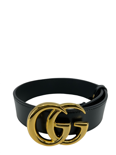 GUCCI GG Marmont Wide Leather Belt Size 75 NEW-Consigned Designs