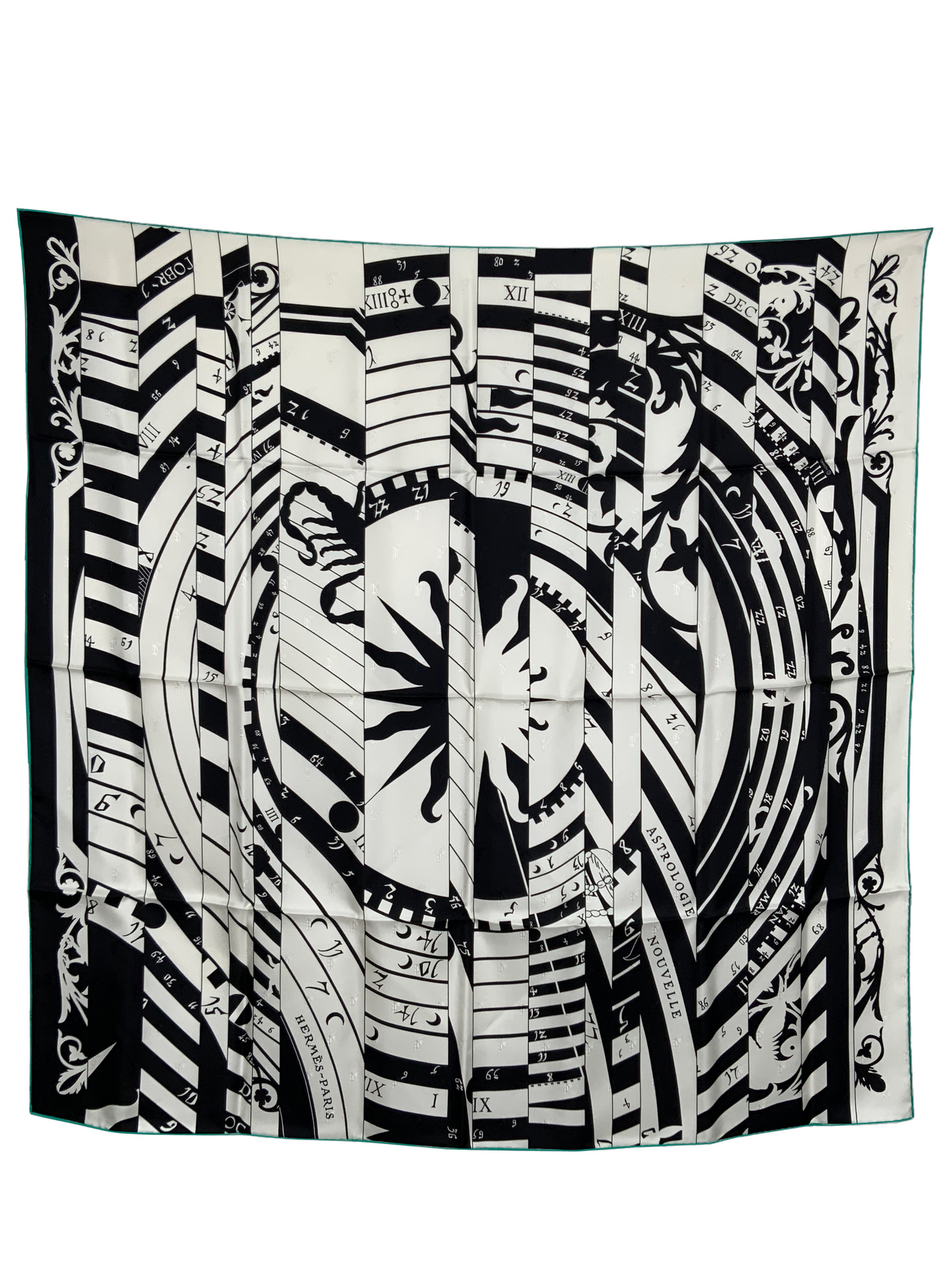 Hermes Astrologie Nouvelle Silk Jacquard Scarf 90 Consigned Designs