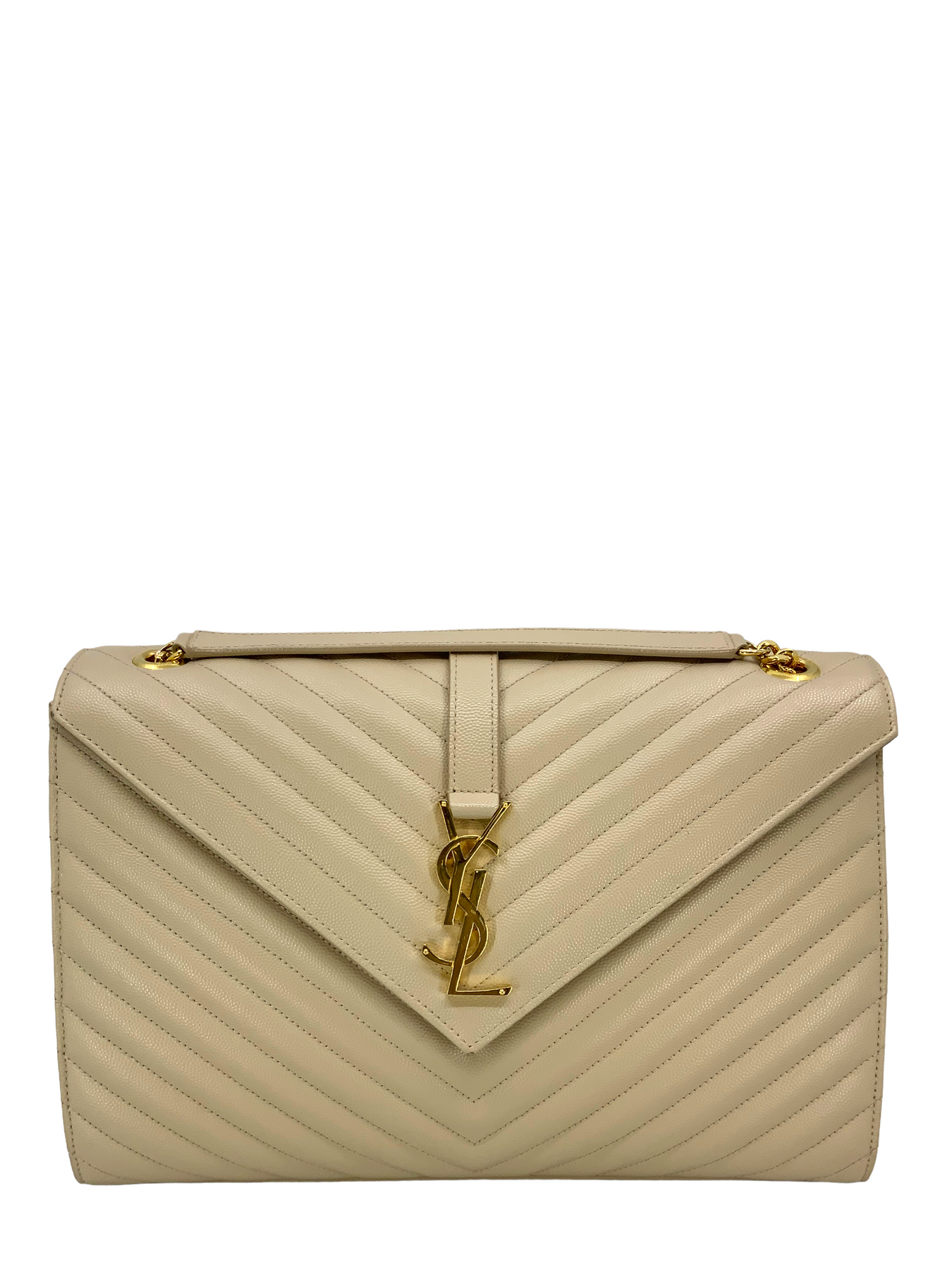 Ysl large monogram matelasse shoulder bag on sale