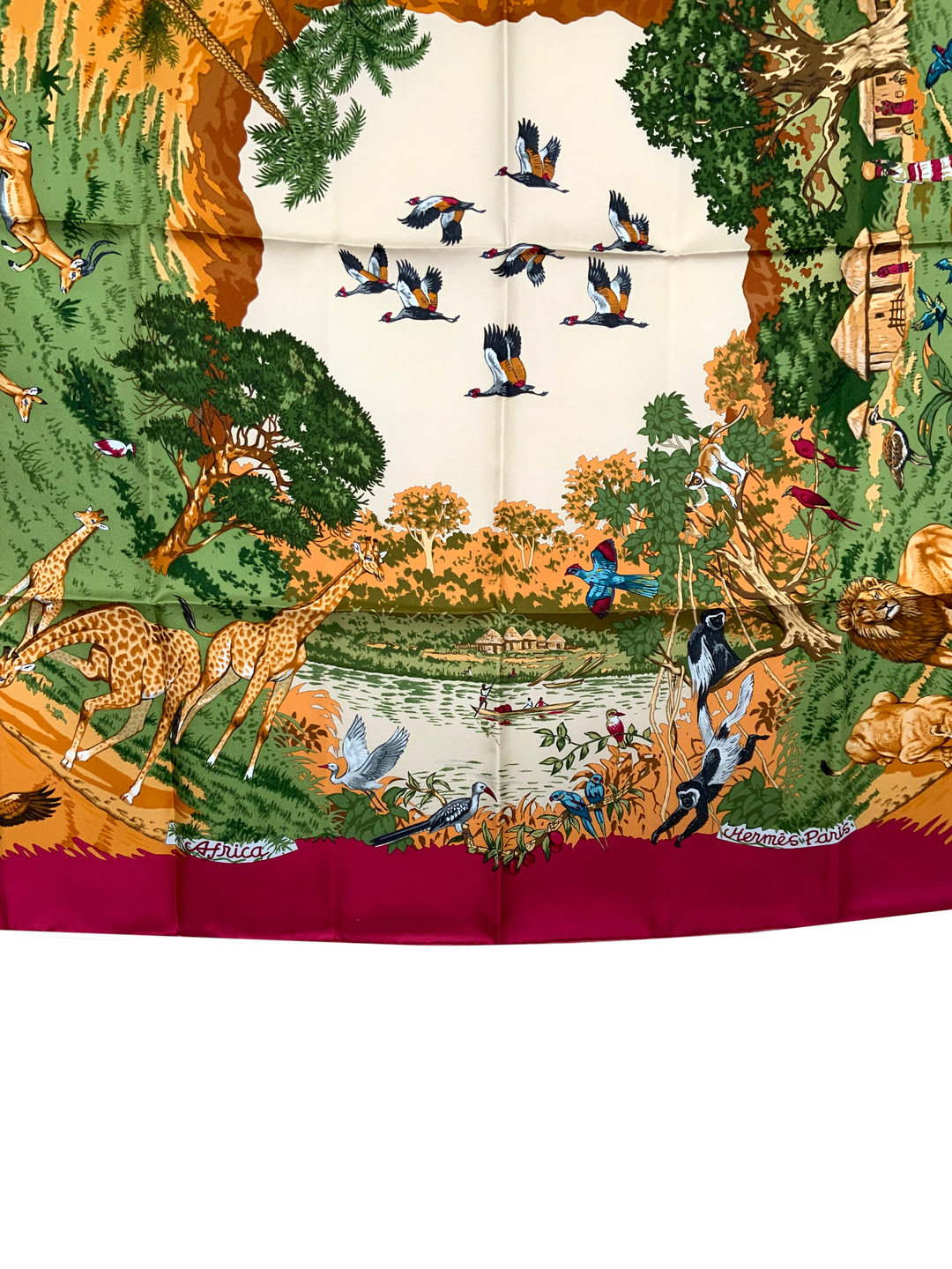 HERMES Africa Silk Scarf 90 - Consigned Designs