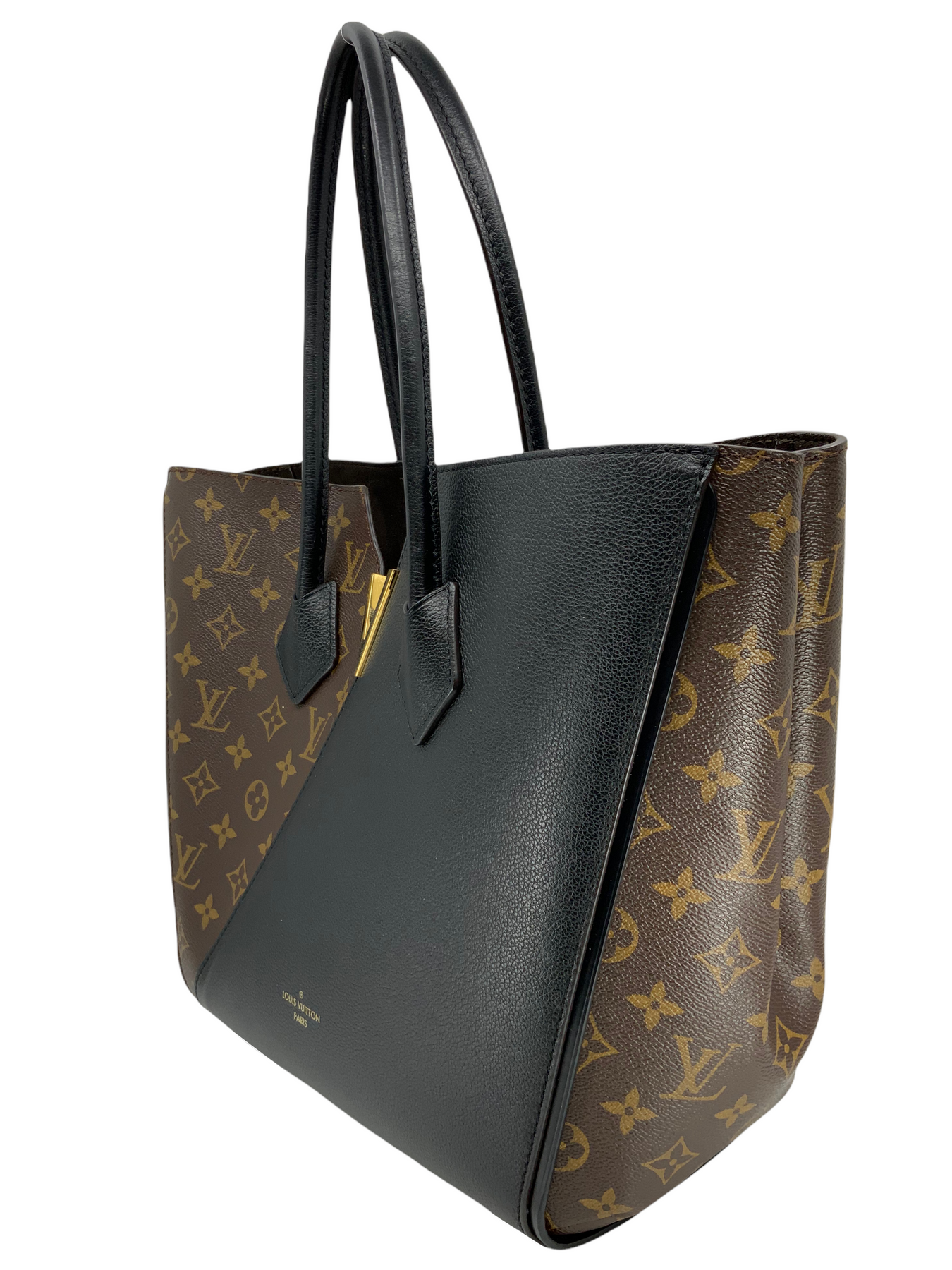 LOUIS VUITTON Calfskin Monogram Kimono Tote Black 1244626