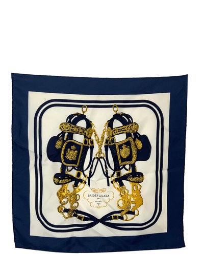 Hermes Brides de Gala Silk Pocket Scarf-Consigned Designs