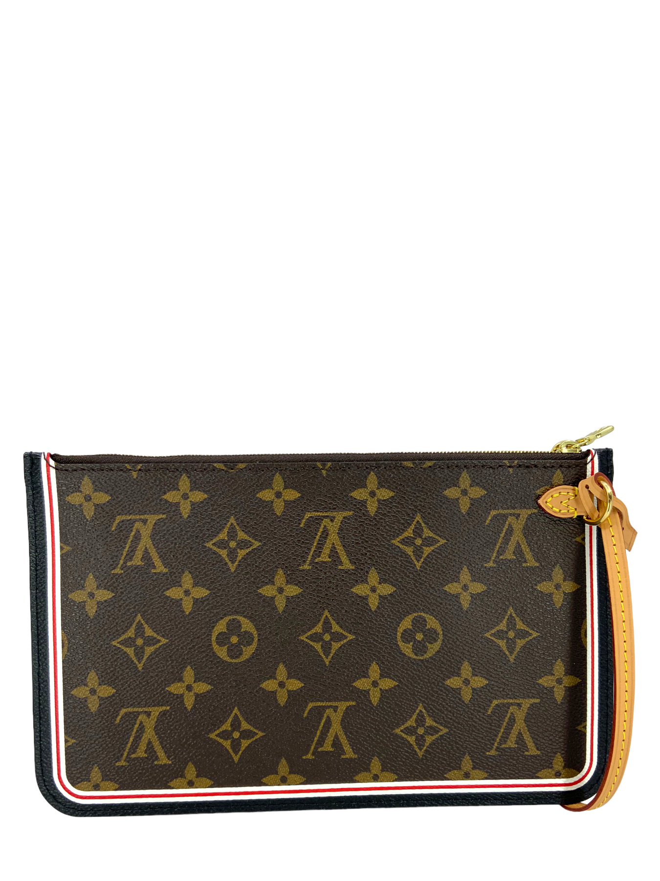 LOUIS VUITTON Poker Cards Game On Neverfull MM Pochette Wristlet