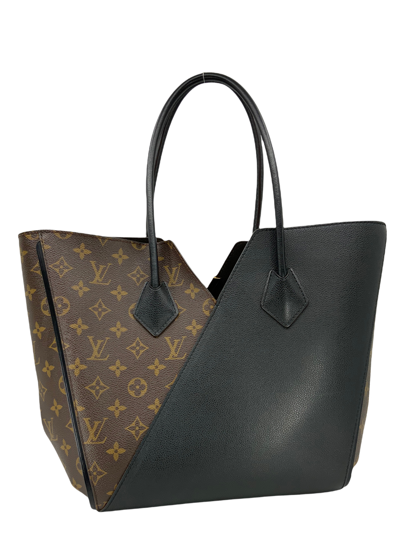 LOUIS VUITTON Kimono Monogram Calfskin Tote Bag Black-US