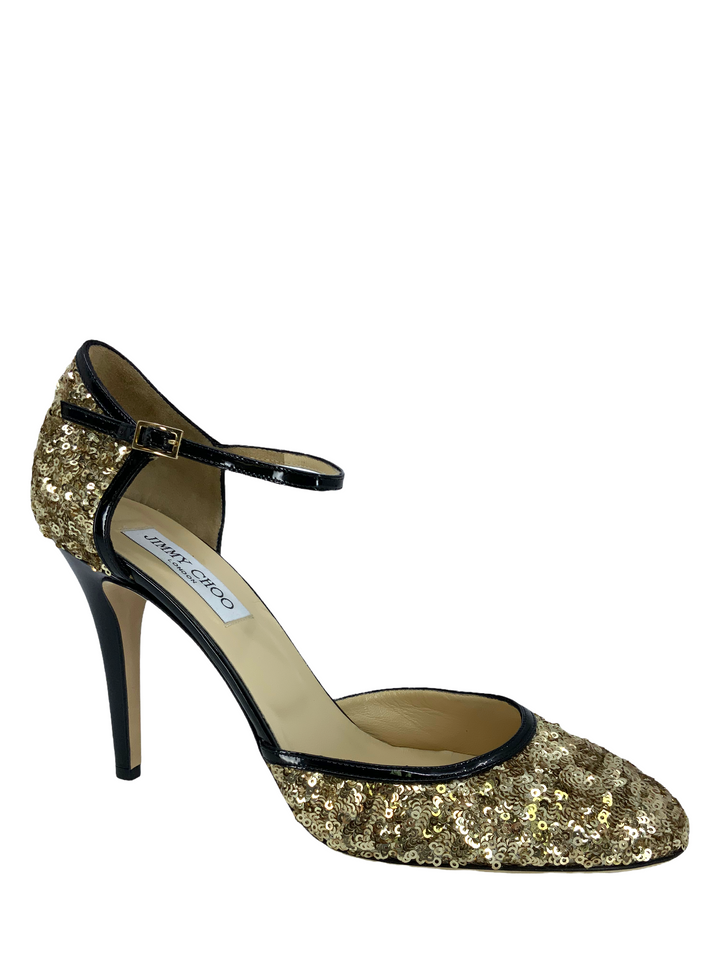 Gold pumps size 12 deals