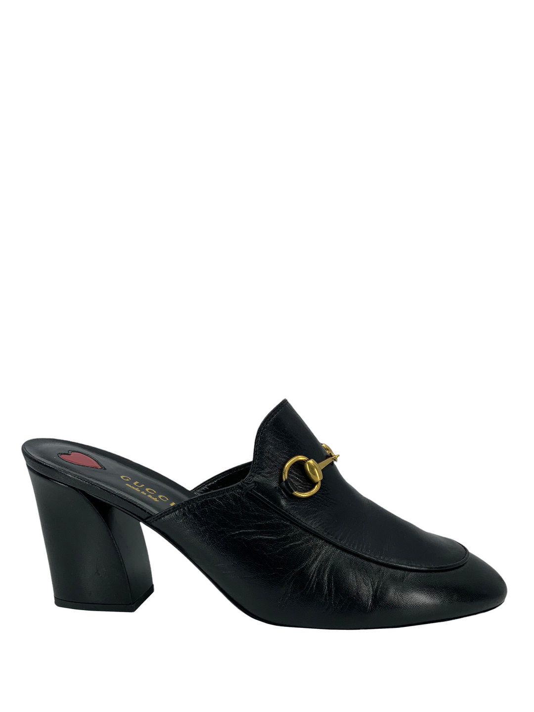 GUCCI 黒 ポインテッドトゥ ミュール Women's Gucci 97 heeled GUCCI 黒 ポインテッドトゥ ミュール Women's Gucci 97 heeled