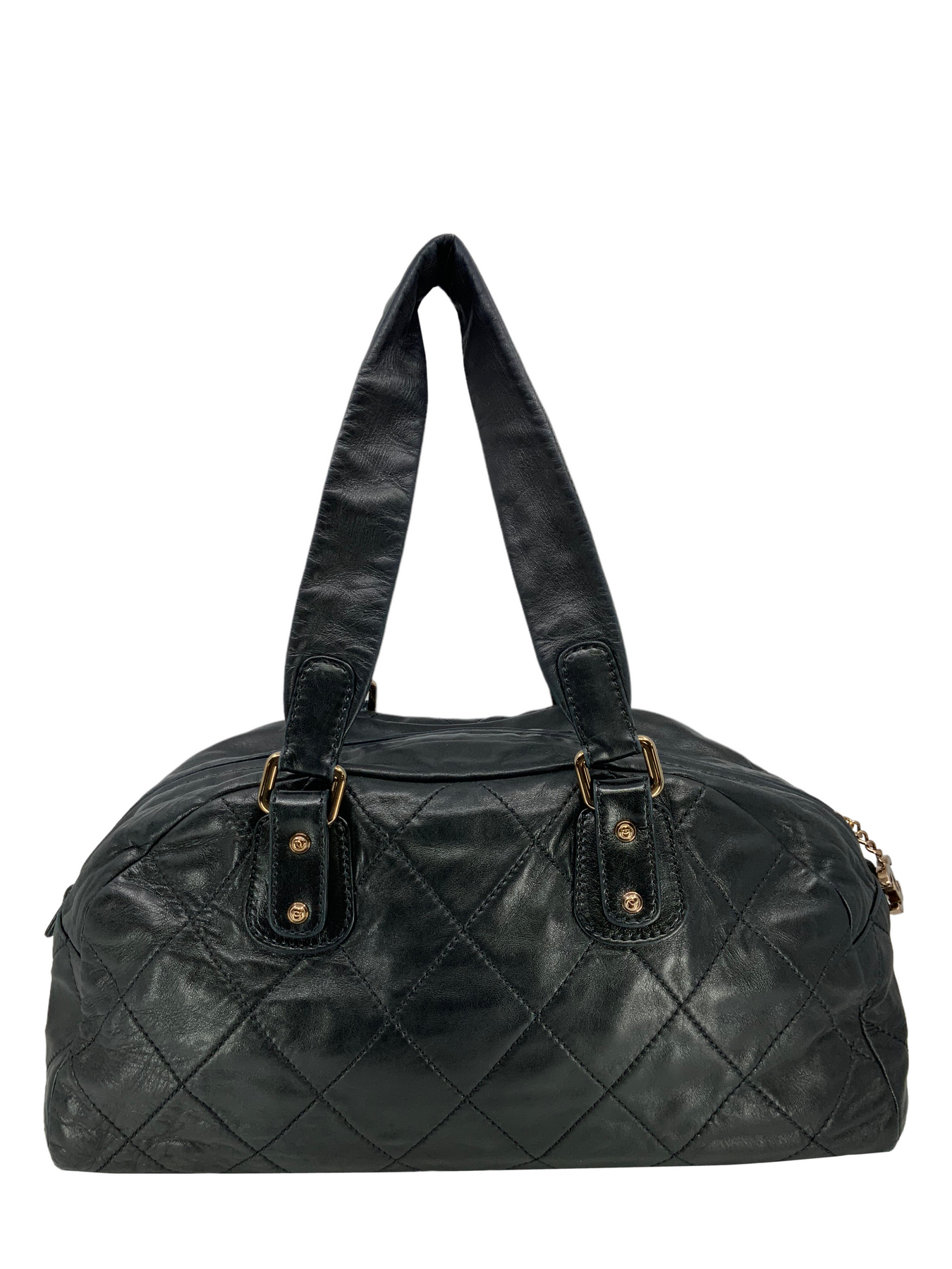 Chanel Quilted Lambskin Cloudy Bundle Bowler Bag