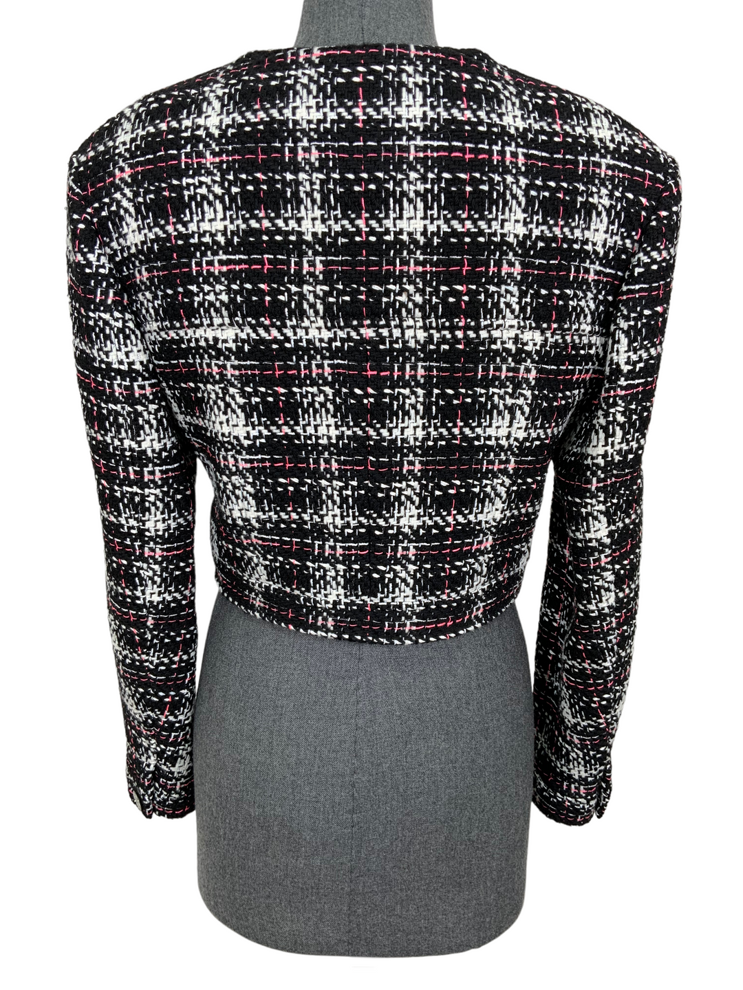 CHANEL Tweed Cropped Jacket Size M NEW - Consigned Designs
