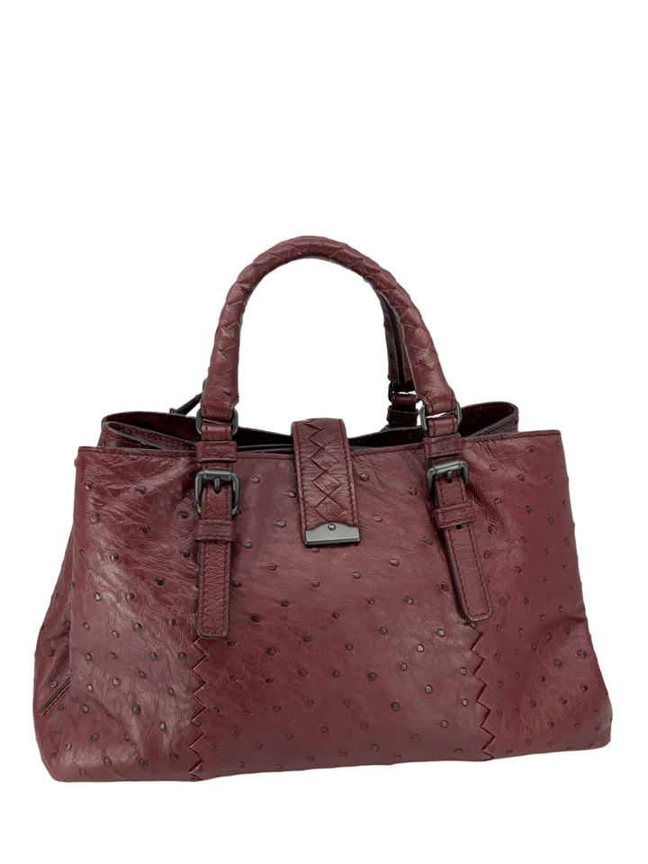 BOTTEGA VENETA オーストリッチ ビジネスバッグ Bottega Veneta Envelope Briefcase Ostrich Large Black 674681
