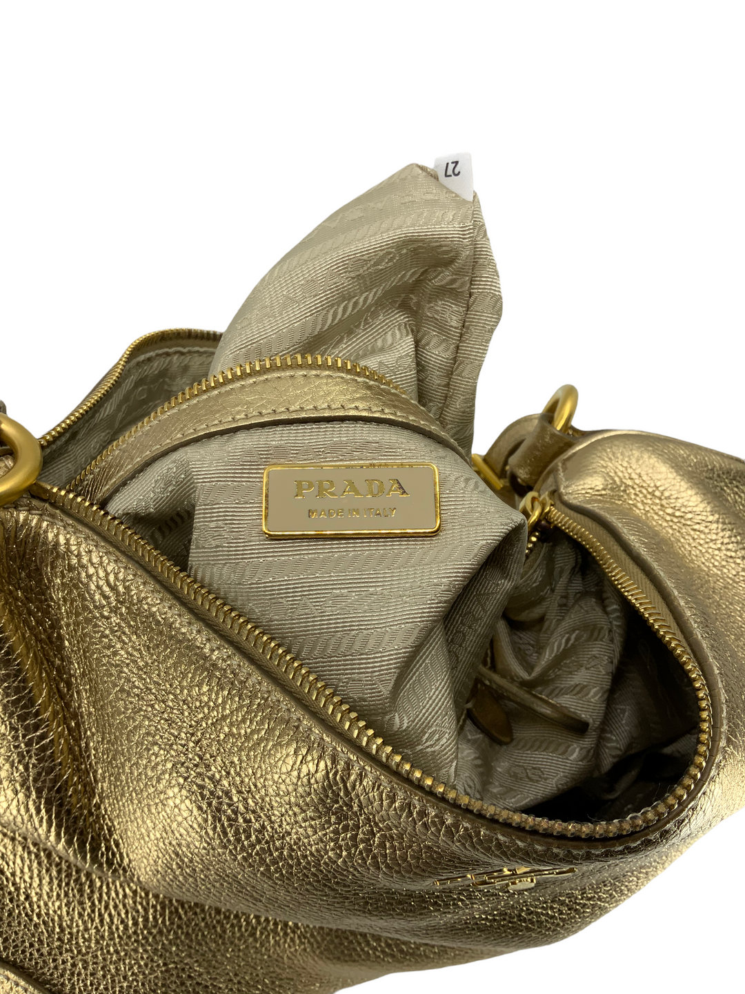 Prada Vitello Daino Leather Shoulder Bag - Consigned Designs