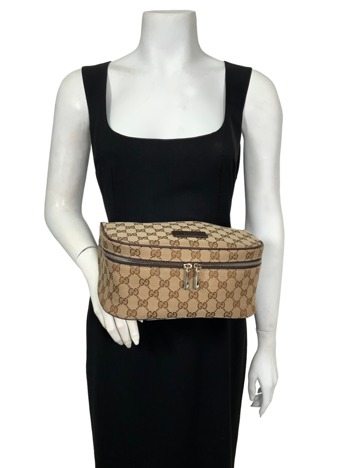 バッグ Gucci Accessory Pouch GG Canvas Handbag GUCCI GG Canvas Pink Accessory Pouch Shoulder Bag – HIVE