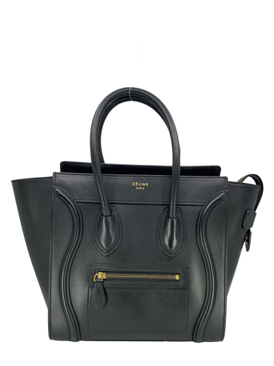 Celine Micro Luggage Calfskin Tote Bag-Consigned Designs
