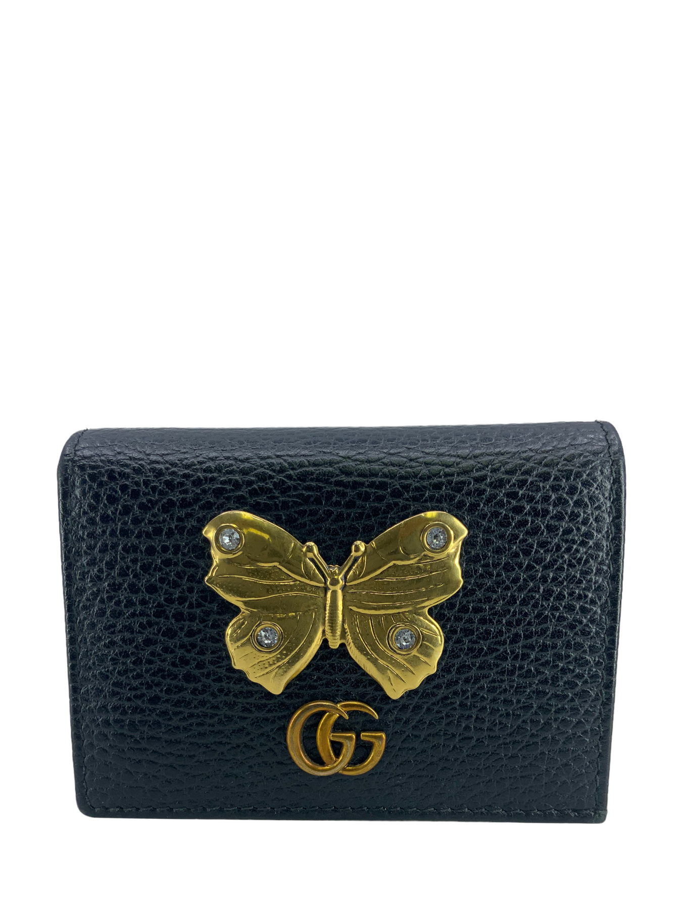 GUCCI GG Marmont Full-Grain Leather Billfold Wallet for Men