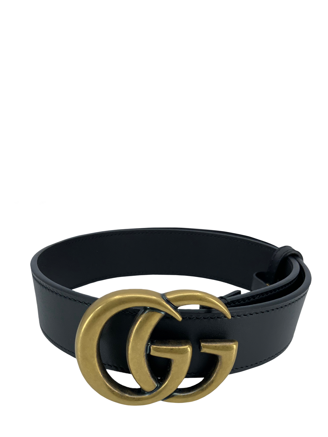 GUCCI GG Marmont Leather Belt Size 80 NEW - Consigned Designs