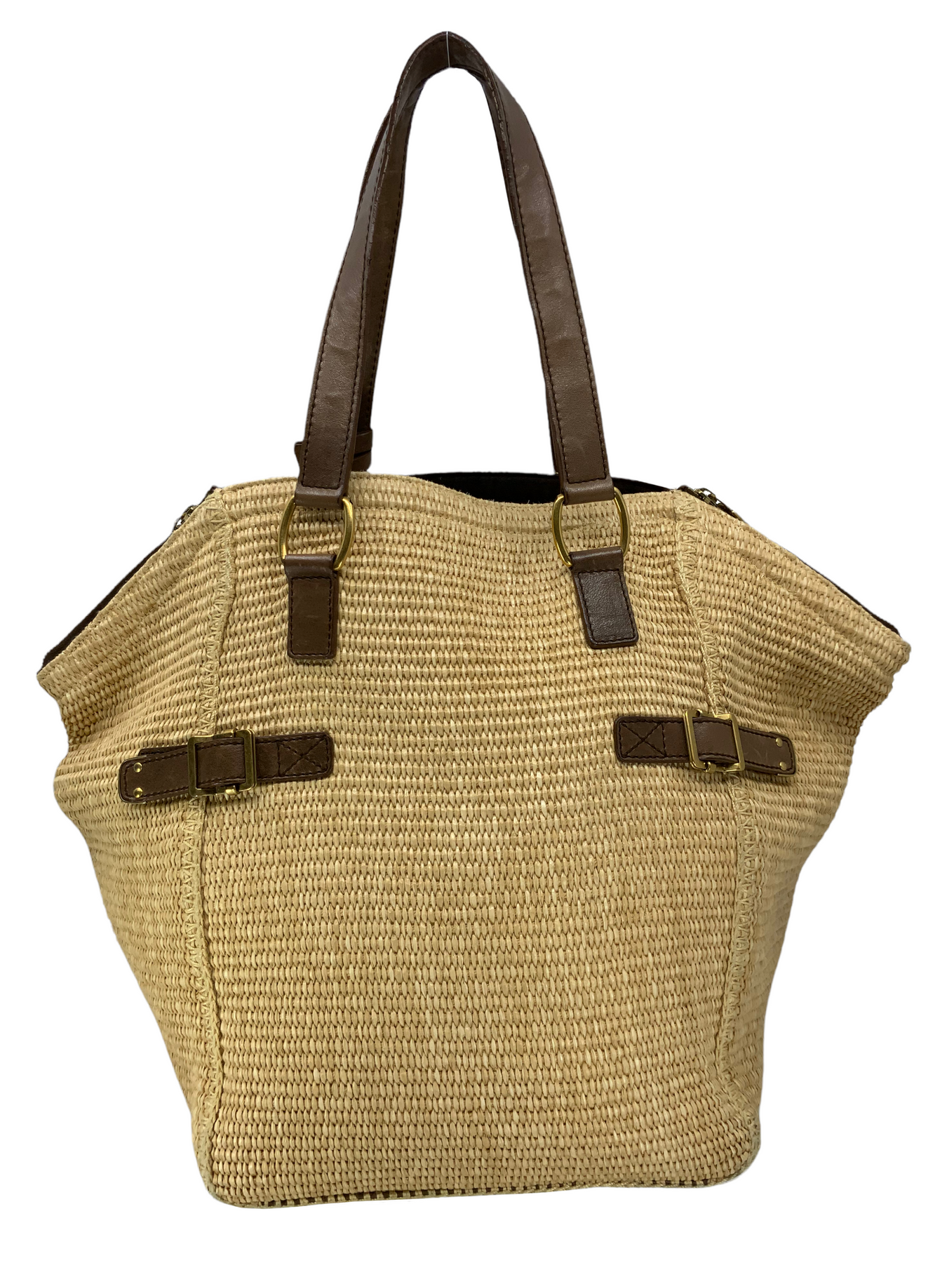 Yves Saint Laurent, Bags, Ysl Yves Saint Laurent Cabas Woven Downtown  Raffia Tote