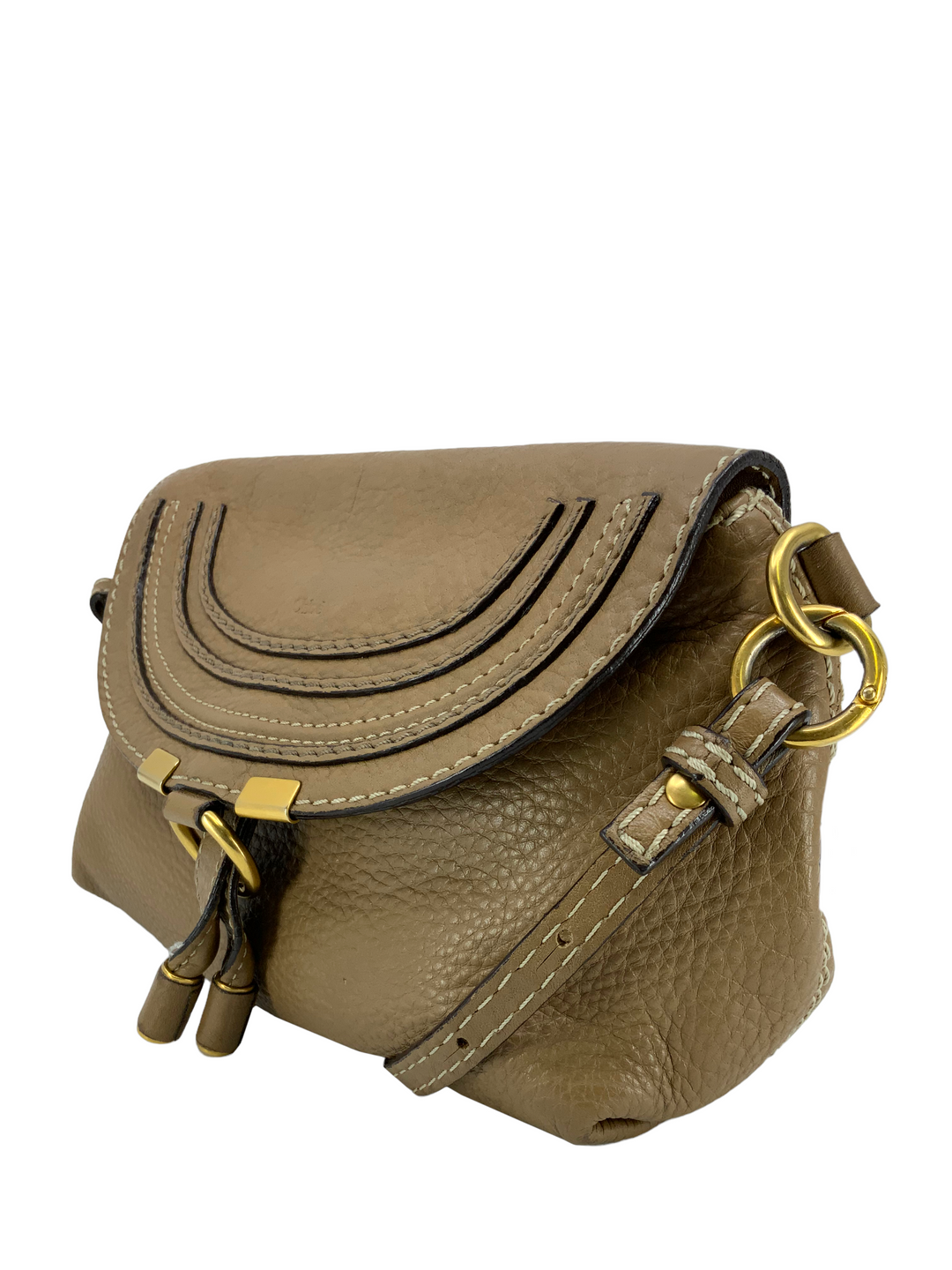 Chloe Leather Marcie Pochette Crossbody Bag - Consigned Designs