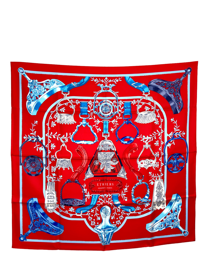 Hermes Etriers Silk Scarf 90 NEW - Consigned Designs