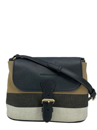 Burberry Gowan Canvas and Leather Crossbody-Consigned Designs
