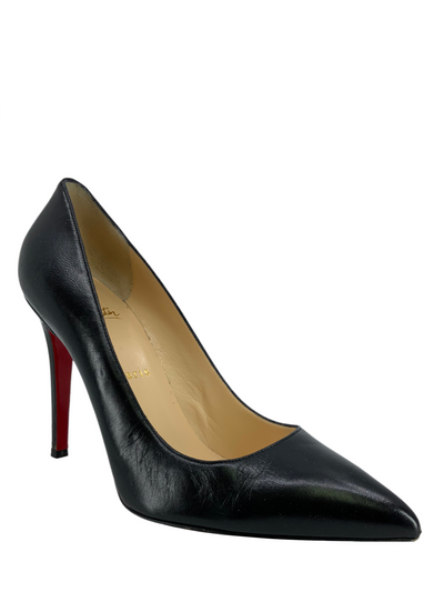 Christian Louboutin Kate Pointed Toe Leather Pumps Size 9.5-Consigned Designs