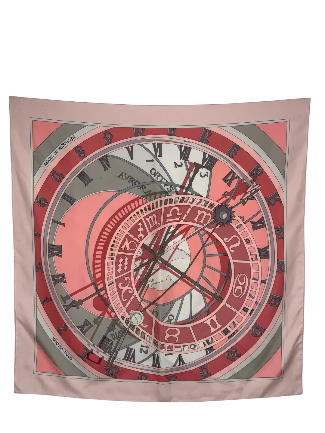 Hermes Mecanique Du Temps Silk Scarf 90 - Consigned Designs