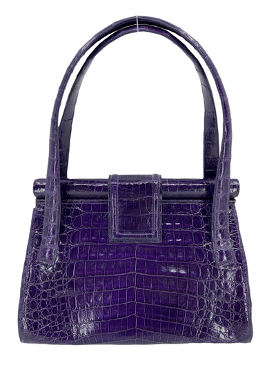 Nancy Gonzalez Crocodile Top Handle Bag-Consigned Designs