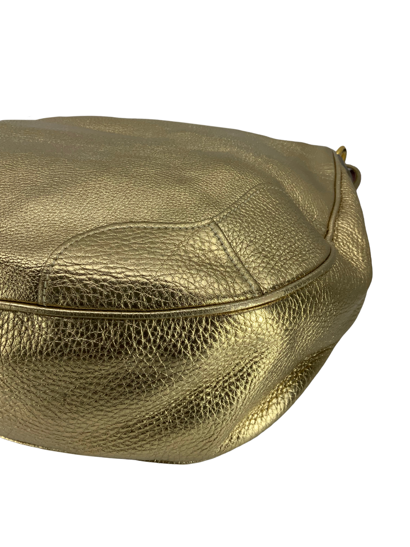 Prada Metallic Daino Ring Bag - ShopStyle