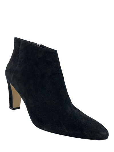 Manolo Blahnik Myconia Suede Ankle Boots Size 8-Consigned Designs