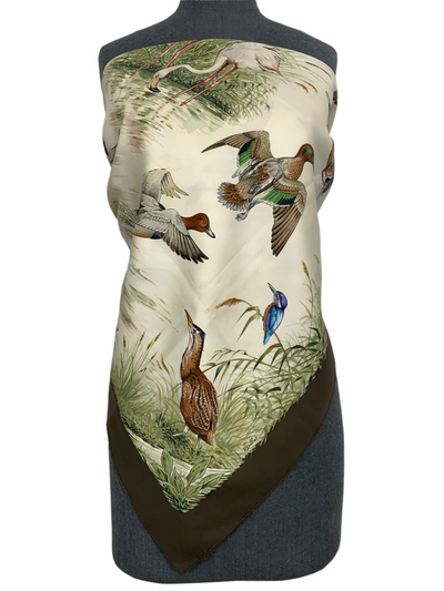 Hermes Halte En Camargue Silk Scarf 90-Consigned Designs