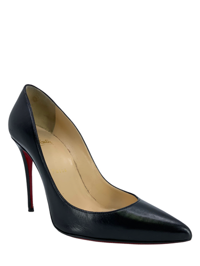 Christian Louboutin Leather Point-Toe Pump Size 7-Consigned Designs