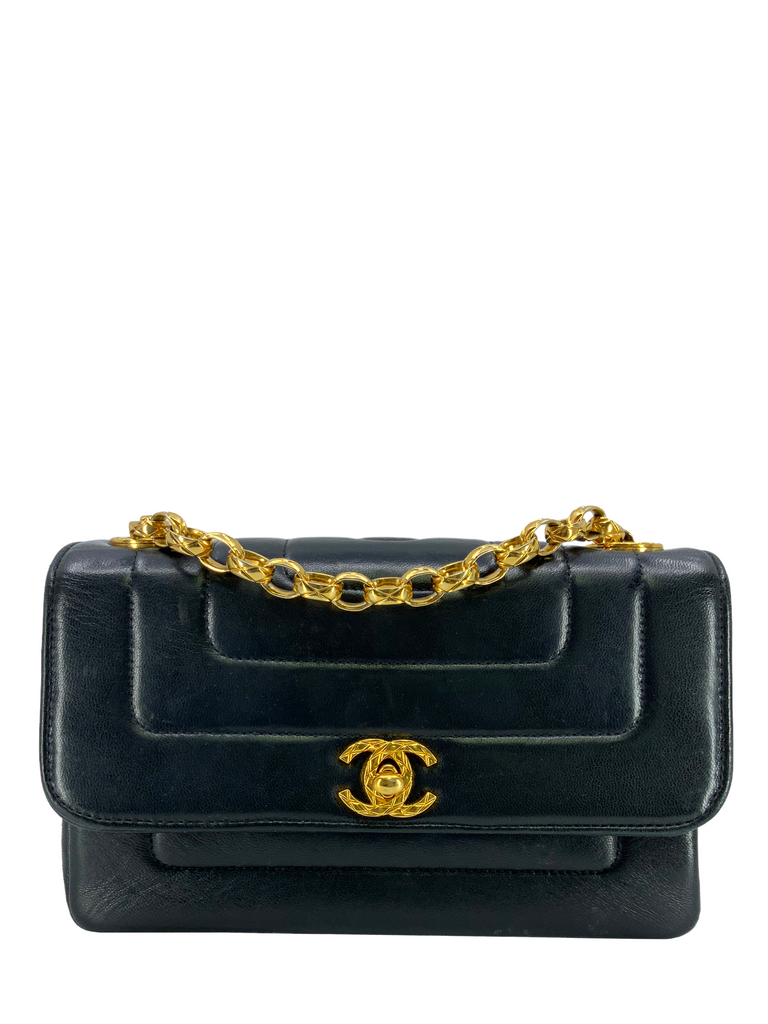 Chanel Vintage Crescent Flap Bag Horizontal Quilted Velvet Medium -  ShopStyle