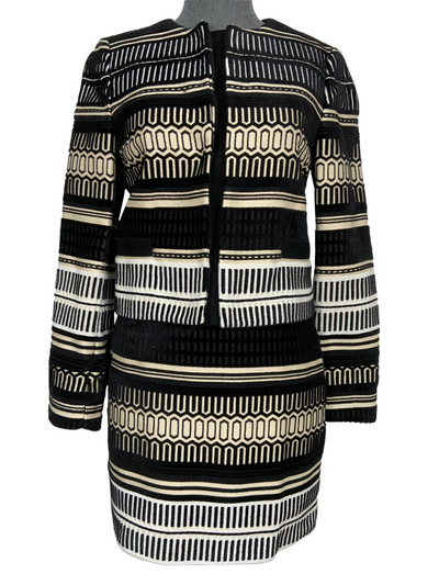 Proenza Schouler Baja Velvet Jacquard Skirt Suit Jacket Size XS-Consigned Designs