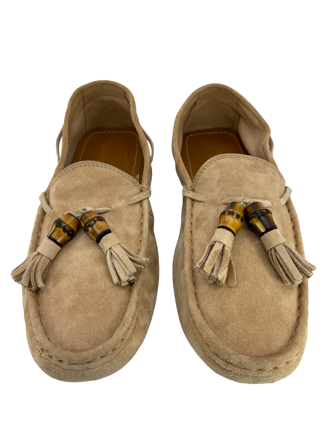 Gucci fringe-detail Leather Loafers | Black | FARFETCH