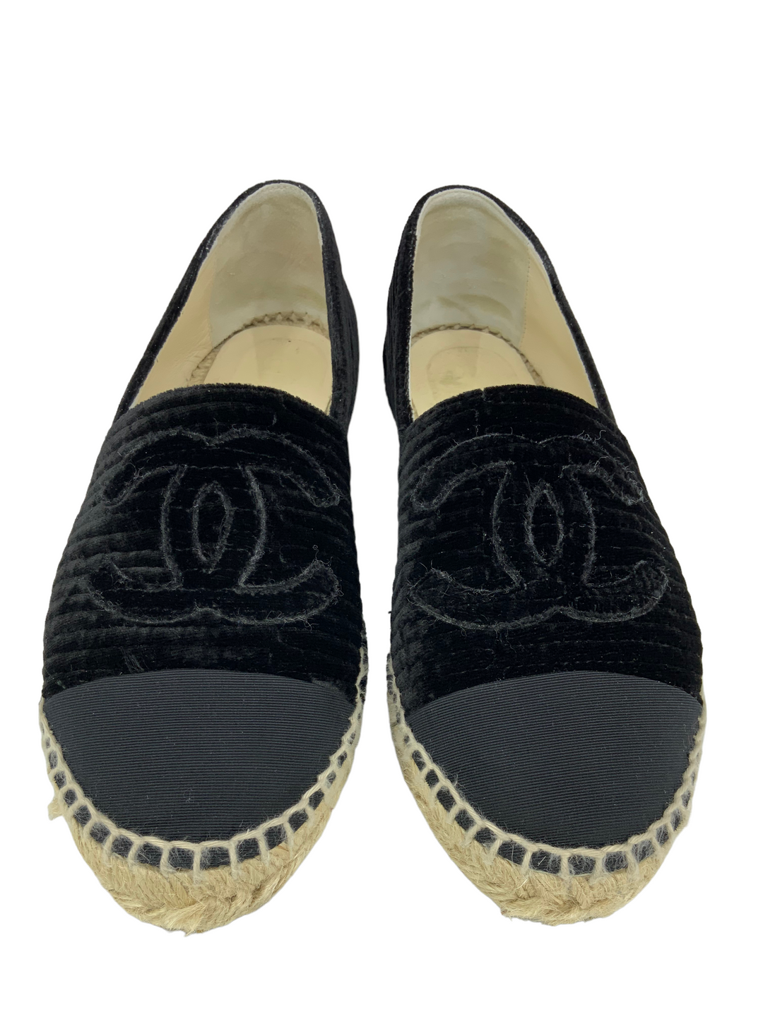 Chanel suede espadrilles on sale