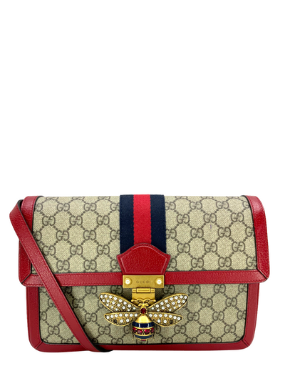 GUCCI GG Supreme Canvas Queen Margaret Shoulder Bag-Consigned Designs