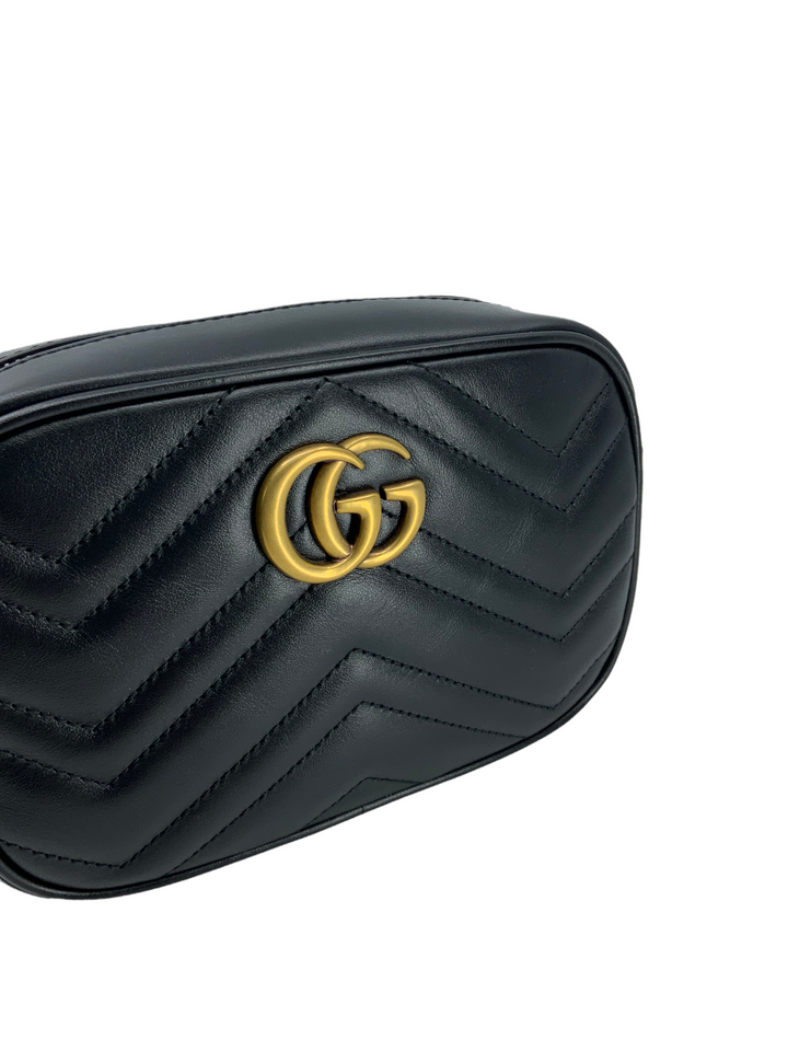m*u様 GUCCI カバン　ケース Gucci GG Marmont Mini Matelassé Crossbody Bag NEW - Consigned Designs
