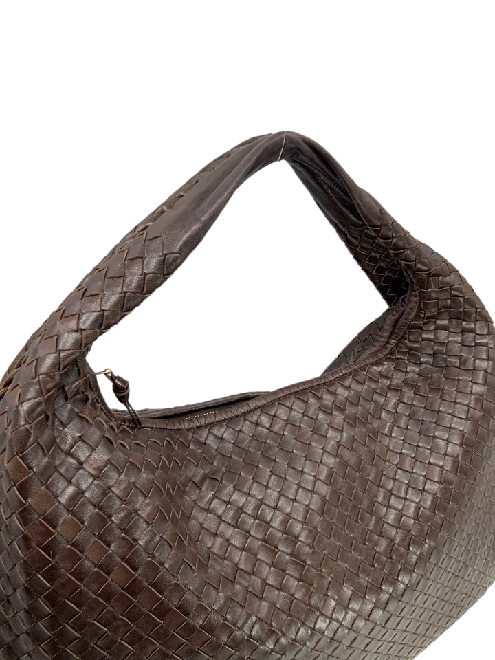★良品・保存袋付き★BOTTEGA VENETA Hobo ホーボー ブラウン Yahoo!オークション -「ホーボー hobo」(ボッテガ・ヴェネタ