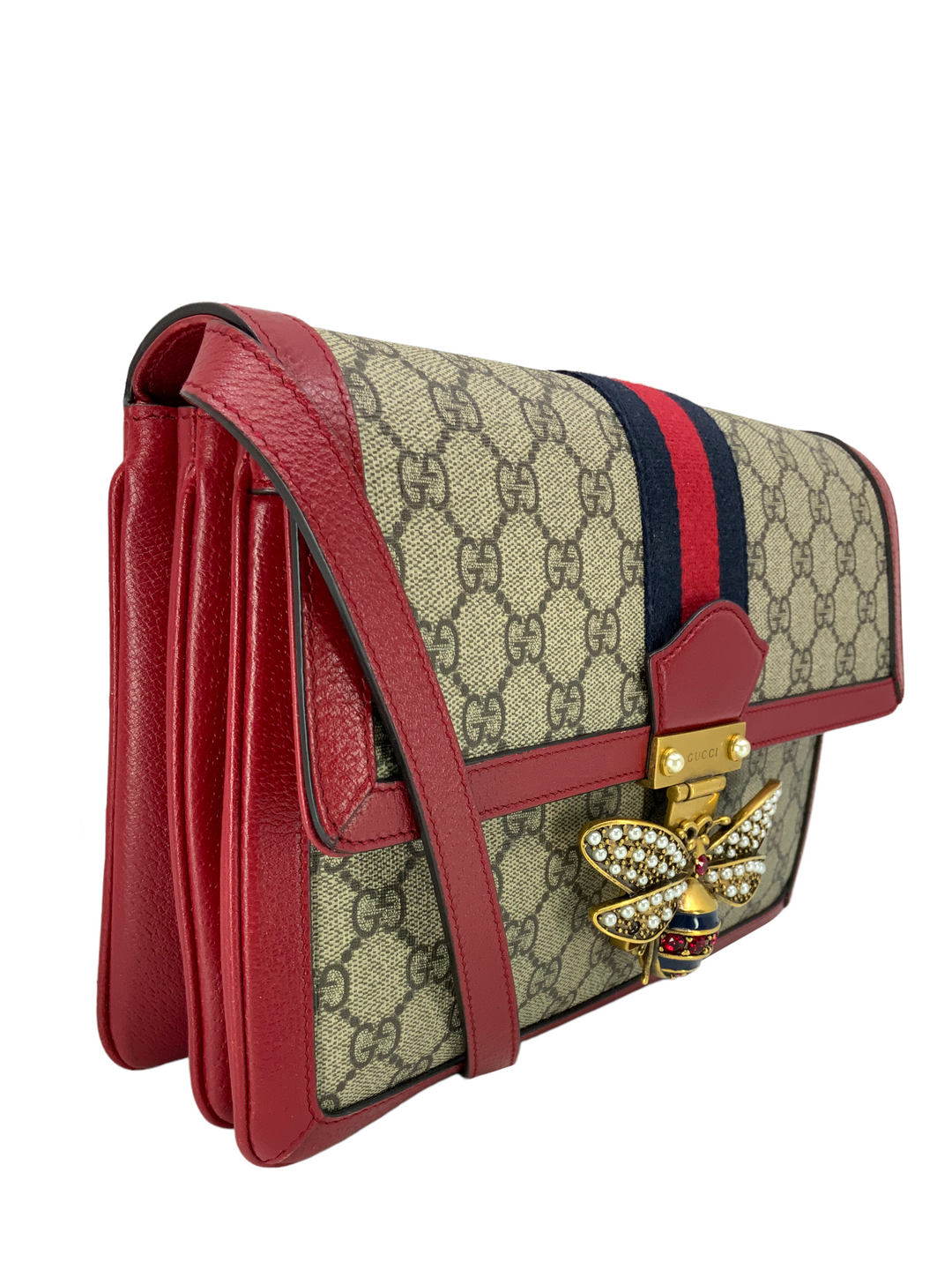 GUCCI GG Supreme Canvas Queen Margaret Shoulder Bag - Consigned