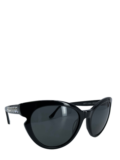 Judith Leiber Virtuoso Jet Sunglasses-Consigned Designs