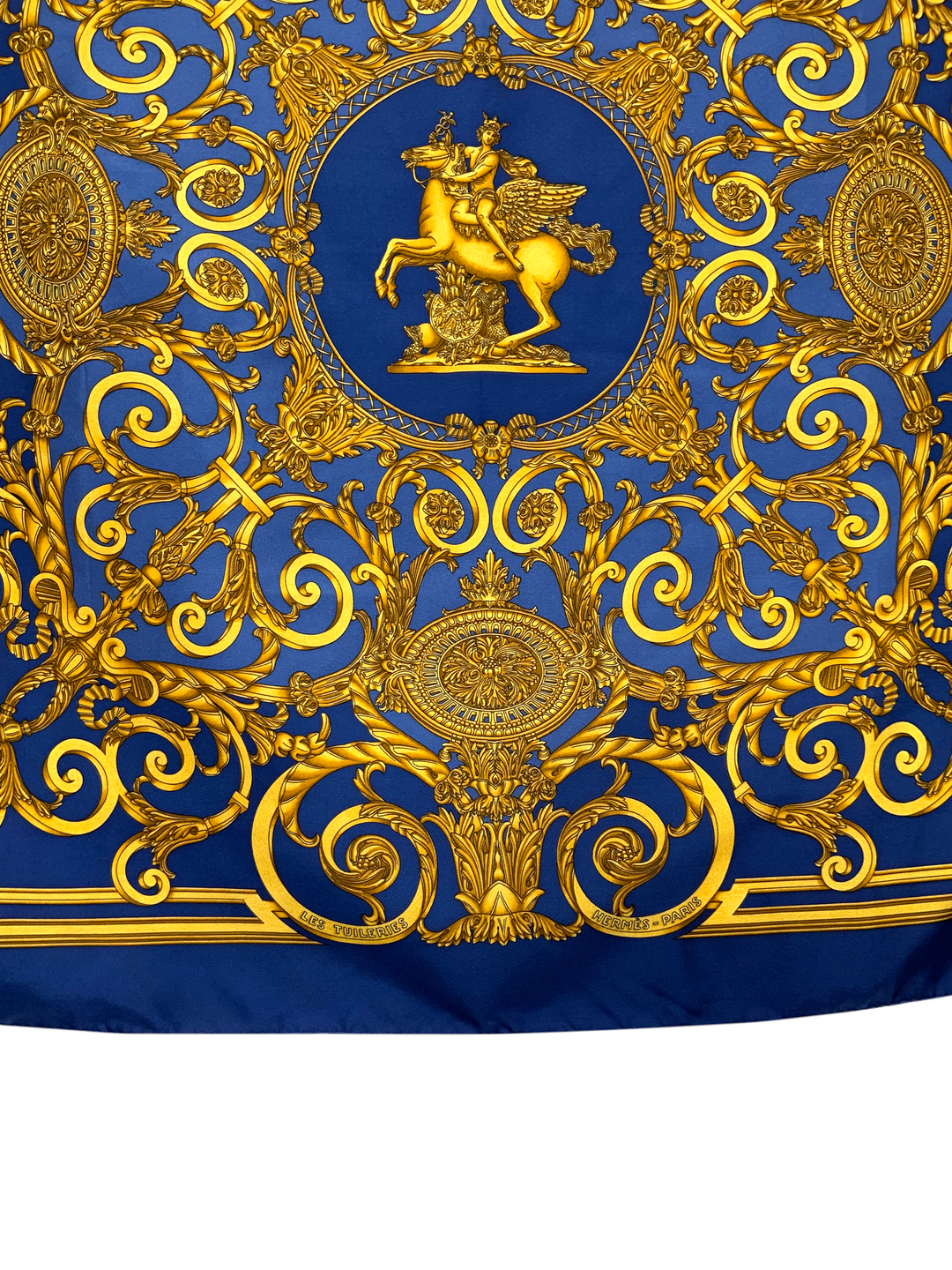 Hermes Les Tuileries Silk Scarf 90 - Consigned Designs