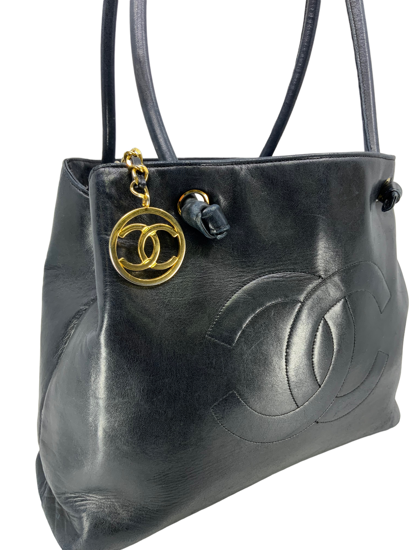 Chanel logo tote Clearance