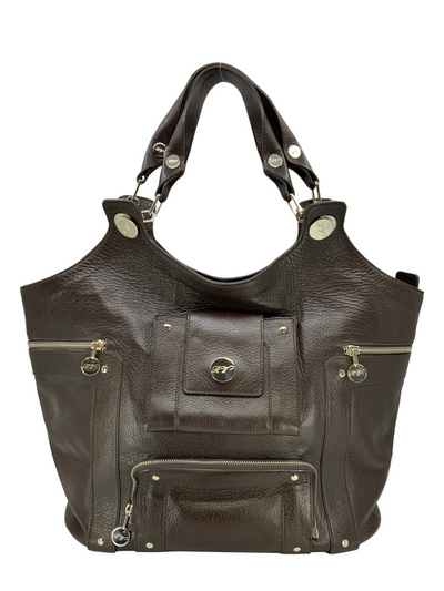 Roger Vivier Leather Front Pocket Tote Bag-Consigned Designs