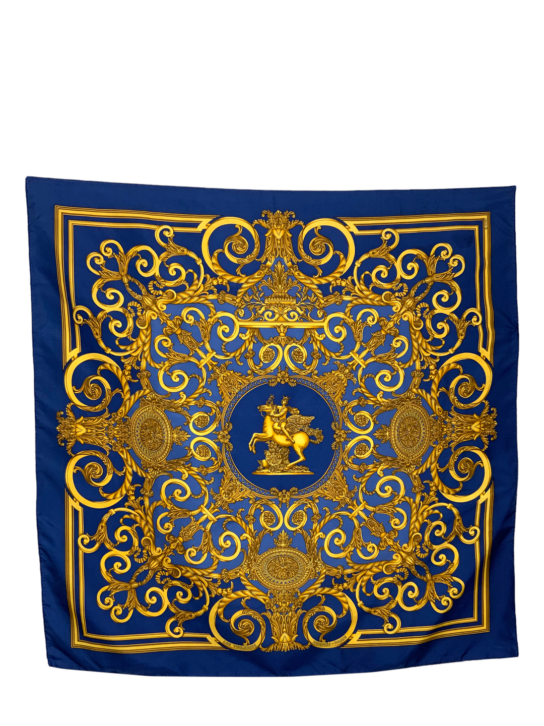 Hermes Les Tuileries Silk Scarf 90 - Consigned Designs Hermes Les Tuileries Silk Scarf 90 - Consigned Designs
