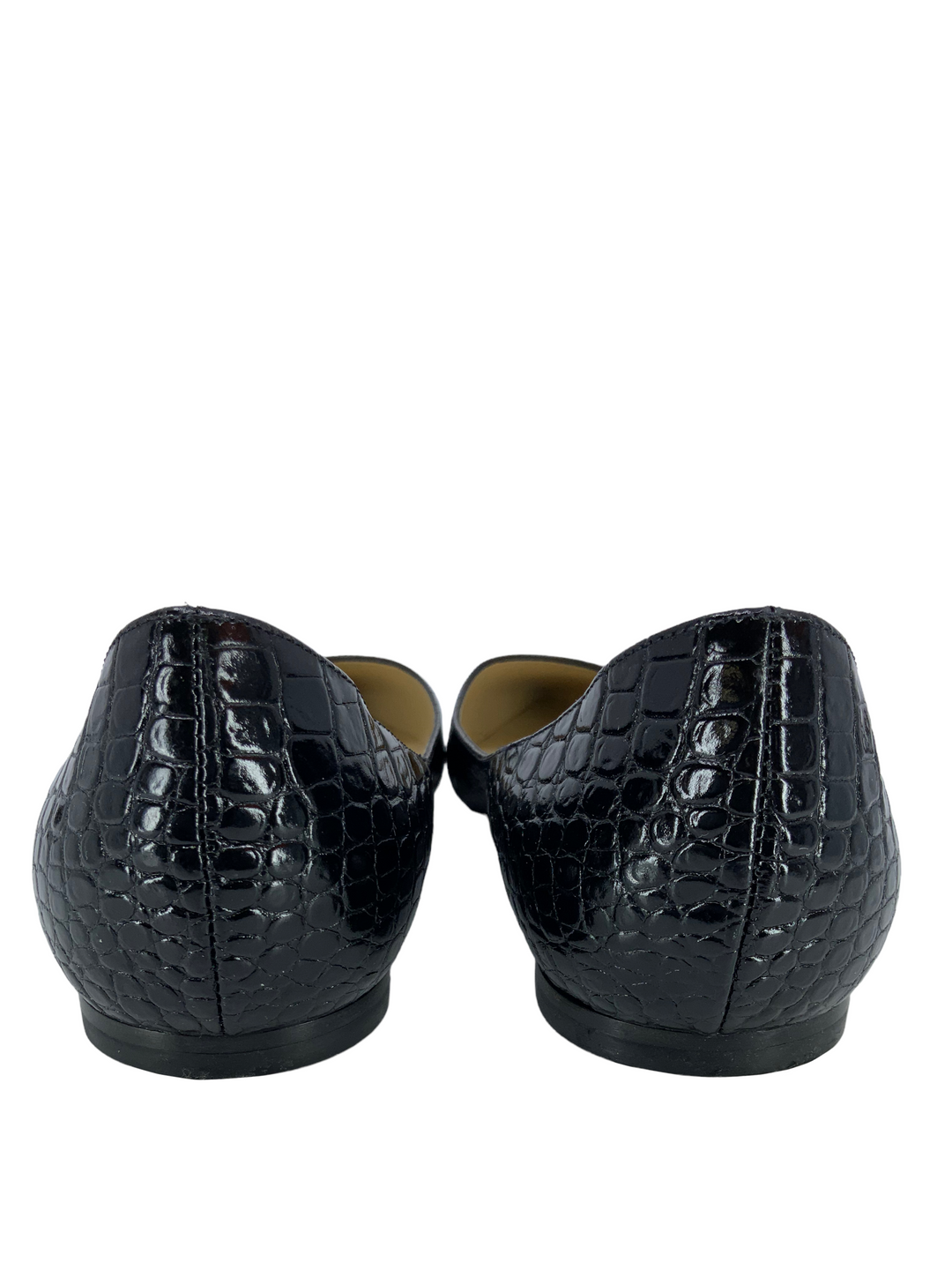 バレエシューズ JIMMY CHOO LENI FLAT NAPPA+CROC EMBOSSED LEATHER JIMMY CHOO MIRELE FLAT NAPPA LEATHER CROC EMBOSSED NAVY 40.5