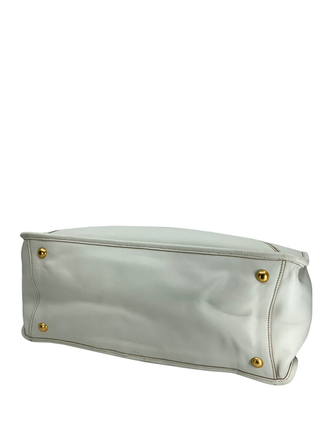 PRADA Leather Pattina Large Shopping Bag - Consigned Designs