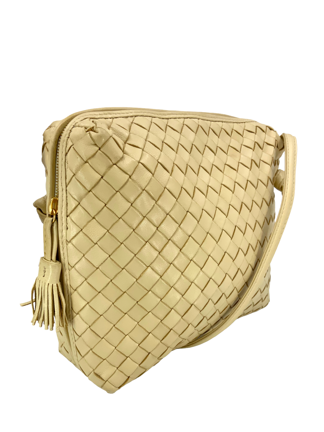 Bottega Veneta Intrecciato Nappa Messenger Bag - SeaChange