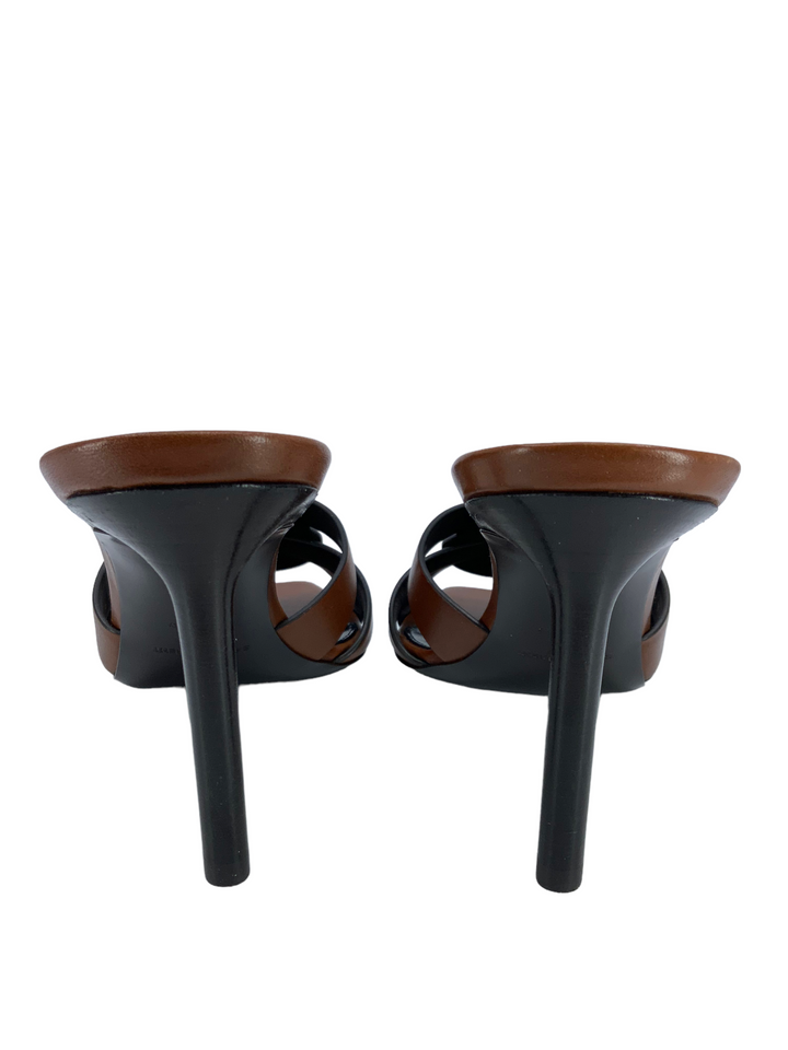 【SAINT LAURENT】Tribute Flat Mule/追跡+関税+全国送料込み BABYLONE mules in smooth leather | Saint Laurent | YSL US