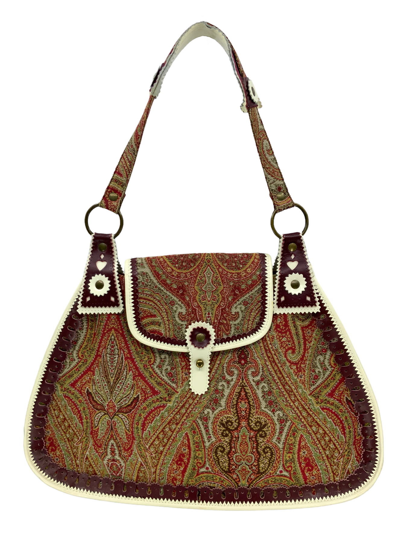 Etro Vintage Tapestry Jacquard Large Shoulder Bag