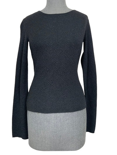 Chanel 04A Glitter Cashmere Sweater Size L-Consigned Designs